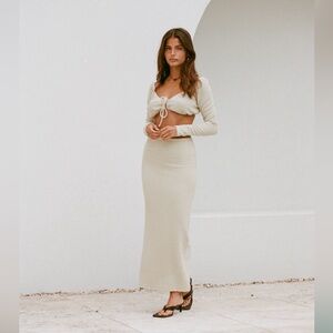 Sabo Skirt Knit Two-Piece Set